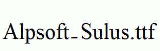 Alpsoft-Sulus.ttf