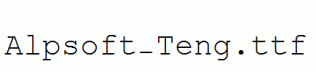 Alpsoft-Teng.ttf