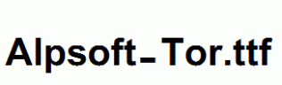 Alpsoft-Tor.ttf