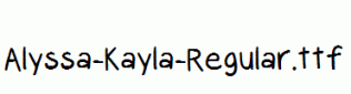 Alyssa-Kayla-Regular.ttf