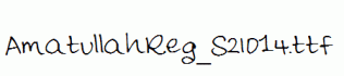 AmatullahReg_S2014.ttf