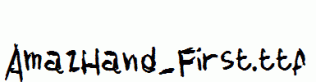 AmazHand_First.ttf