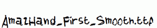 AmazHand_First_Smooth.ttf