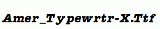 Amer_Typewrtr-X.ttf