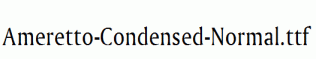 Ameretto-Condensed-Normal.ttf