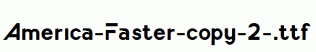 America-Faster-copy-2-.ttf