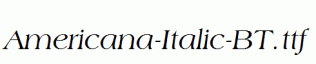Americana-Italic-BT.ttf