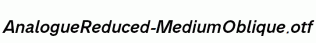 AnalogueReduced-MediumOblique.otf
