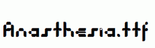 Anasthesia.ttf