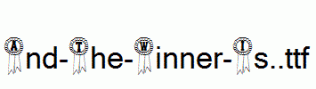 And-The-Winner-Is..ttf
