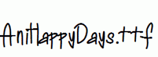 AniHappyDays.ttf