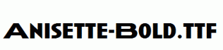 Anisette-Bold.ttf