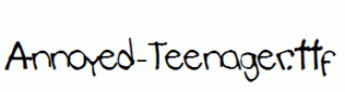 Annoyed-Teenager.ttf