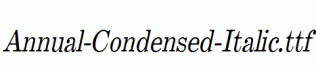 Annual-Condensed-Italic.ttf