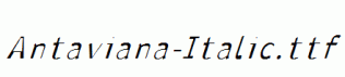 Antaviana-Italic.ttf