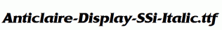 Anticlaire-Display-SSi-Italic.ttf