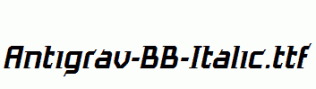 Antigrav-BB-Italic.ttf