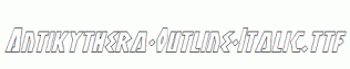 Antikythera-Outline-Italic.ttf