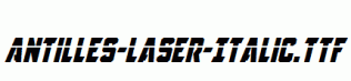 Antilles-Laser-Italic.ttf