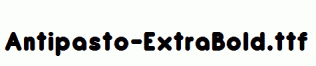 Antipasto-ExtraBold.ttf