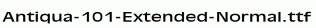 Antiqua-101-Extended-Normal.ttf