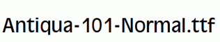 Antiqua-101-Normal.ttf