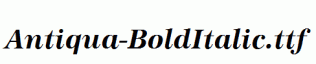 Antiqua-BoldItalic.ttf