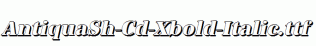 AntiquaSh-Cd-Xbold-Italic.ttf