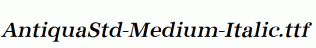 AntiquaStd-Medium-Italic.ttf
