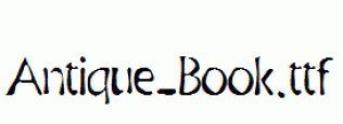 Antique-Book.ttf