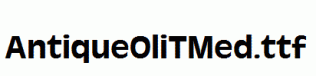 AntiqueOliTMed.ttf