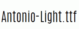 Antonio-Light.ttf