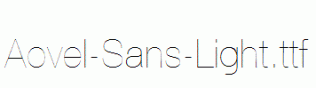 Aovel-Sans-Light.ttf