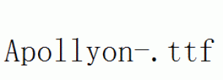 Apollyon-.ttf