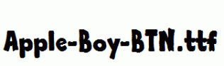 Apple-Boy-BTN.ttf