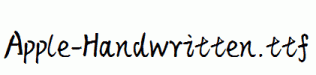 Apple-Handwritten.ttf
