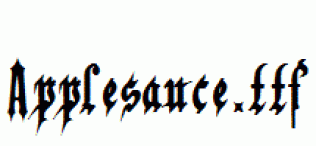 Applesauce.ttf