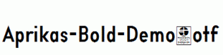 Aprikas-Bold-Demo.otf