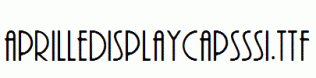 AprilleDisplayCapsSSi.ttf