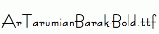ArTarumianBarak-Bold.ttf
