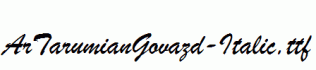 ArTarumianGovazd-Italic.ttf