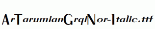 ArTarumianGrqiNor-Italic.ttf