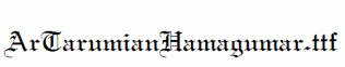 ArTarumianHamagumar.ttf
