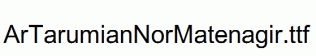 ArTarumianNorMatenagir.ttf