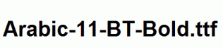 Arabic-11-BT-Bold.ttf