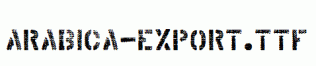 Arabica-Export.ttf