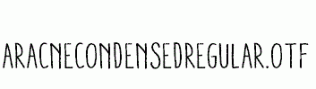 AracneCondensedRegular.otf