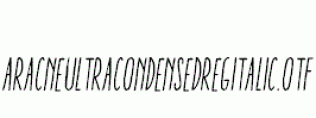 AracneUltraCondensedRegItalic.otf