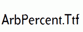 ArbPercent.ttf