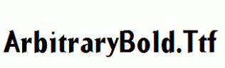 ArbitraryBold.ttf